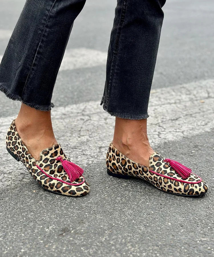 Rihanna - Leopard Print Loafers