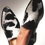 Becca - Cow Print Shoes
