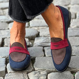 Sylvie - Elegant Two-Tone Moccasin
