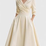 Yan | Elegant Midi Dress