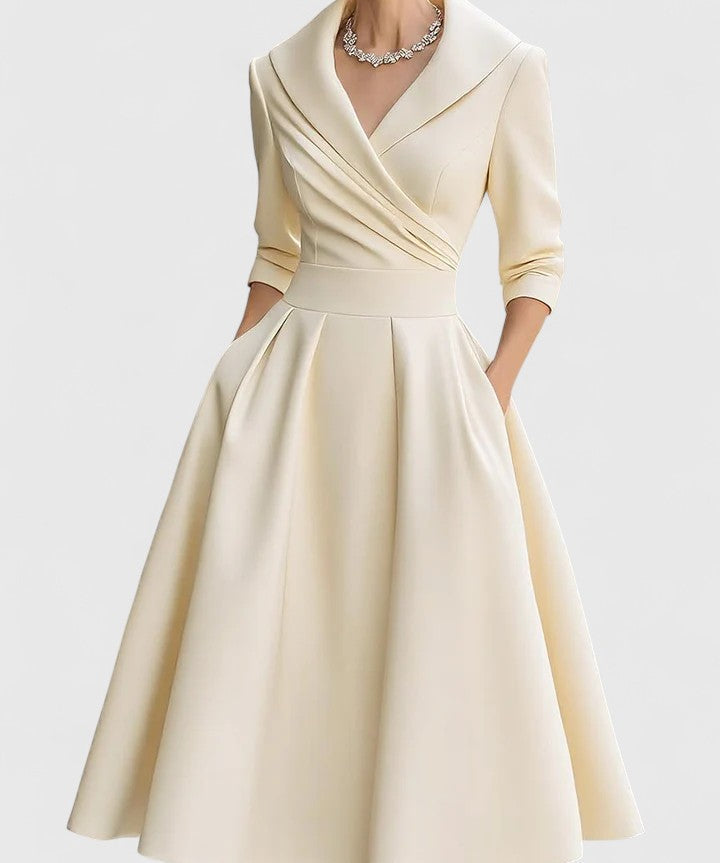 Yan | Elegant Midi Dress