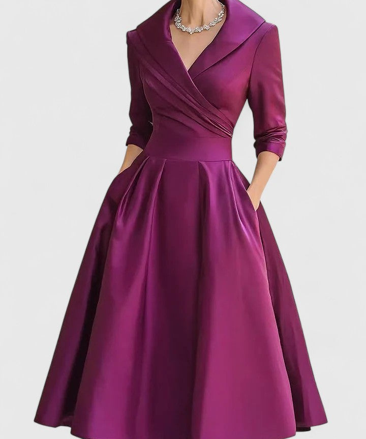 Yan | Elegant Midi Dress