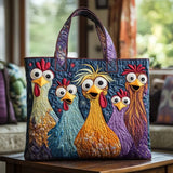 Handcrafted Bag - Five Colourful Chicks