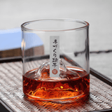 Japanese Crystal Whisky Glass Mount Fuji
