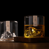 Japanese Crystal Whisky Glass Mount Fuji