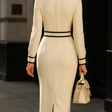 Sylvie | Midi Dress with Button Details