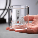 Japanese Crystal Whisky Glass Mount Fuji