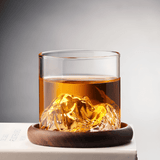 Japanese Crystal Whisky Glass Mount Fuji