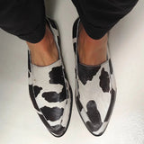 Becca - Cow Print Shoes