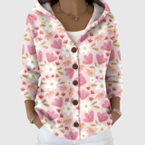 Bríd | Hooded Button-Up Cardigan