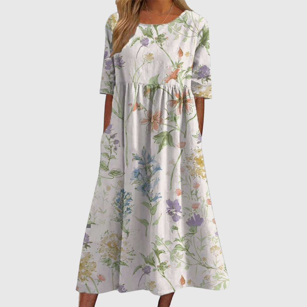 CLARA | RELAXED MIDI DRESS