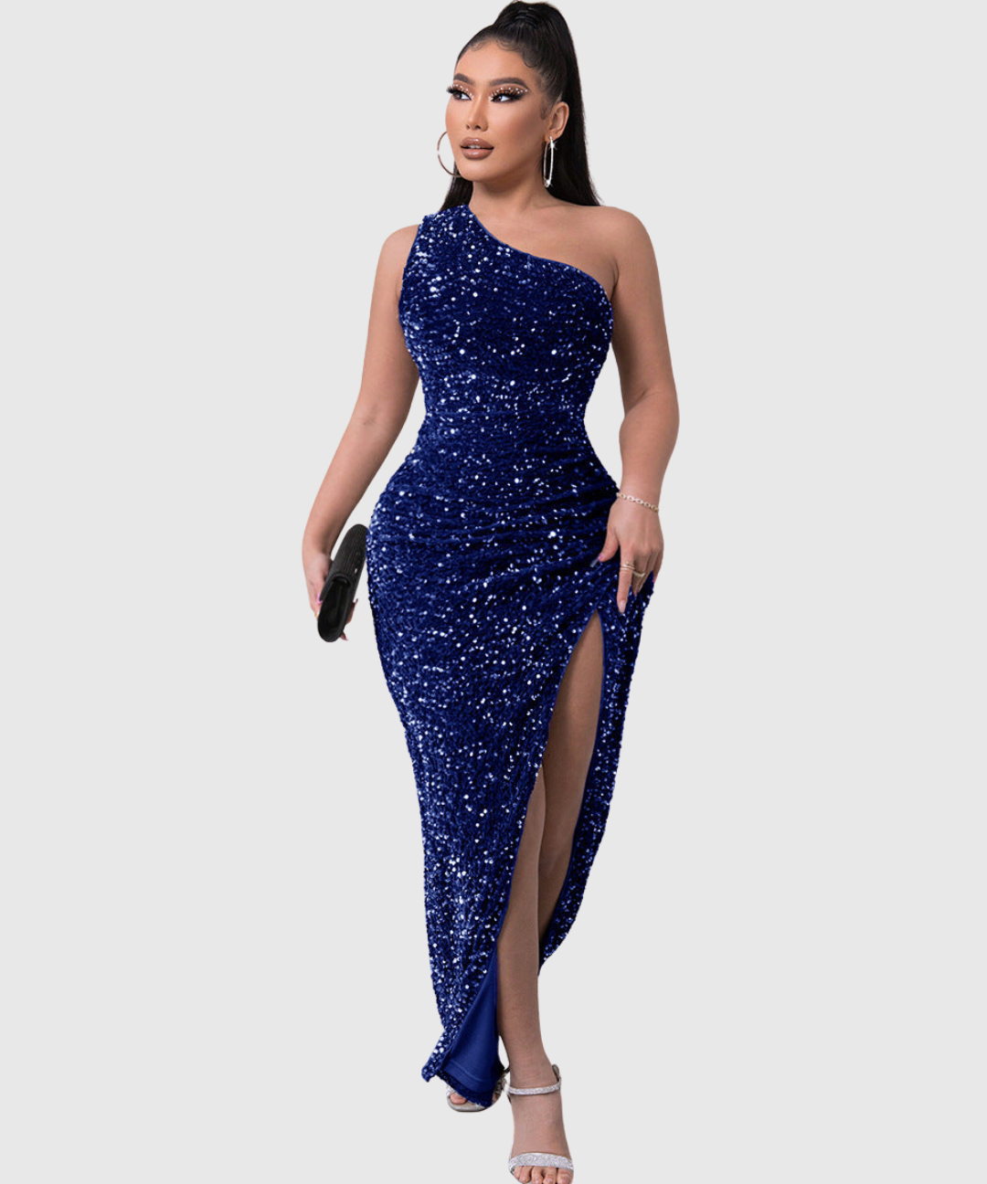 LILLIAN | LUXE ONE-SHOULDER EVENING DRESS