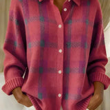 Gráinne | Classic Checkered Cardigan