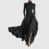 CERYNN | HIGH WAIST MAXI SKIRT PLUS SHIRT
