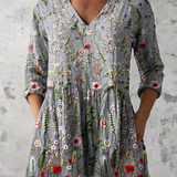 Tara | Long Blouse with V-Neck