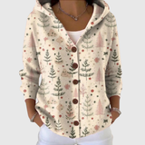 Saoirse | Hooded Button-Up Cardigan