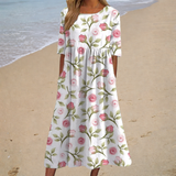 Thais - Chic and Comfortable Long Fluid Dress