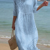 Clémence - Casual dress for women with embroidery.
