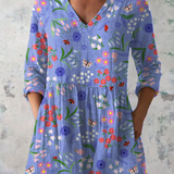 Siobhán | Long Blouse with V-Neck