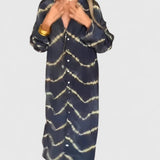Manon | Elegant Boho Striped Maxi Dress