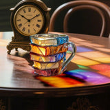 3D Handmade Unique Happiness Mug for Book Lovers
