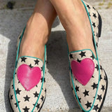 Marisol - Fun Heart Moccasins