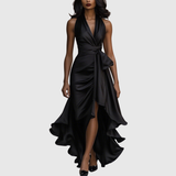 AMELYA | EVENING WRAP MAXI DRESS