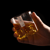 Japanese Crystal Whisky Glass Mount Fuji