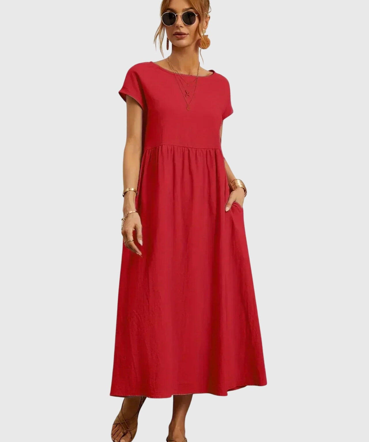 Giselle | Casual Dress with Pockets