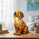 Radiant Golden Retriever Lamp