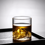 Japanese Crystal Whisky Glass Mount Fuji