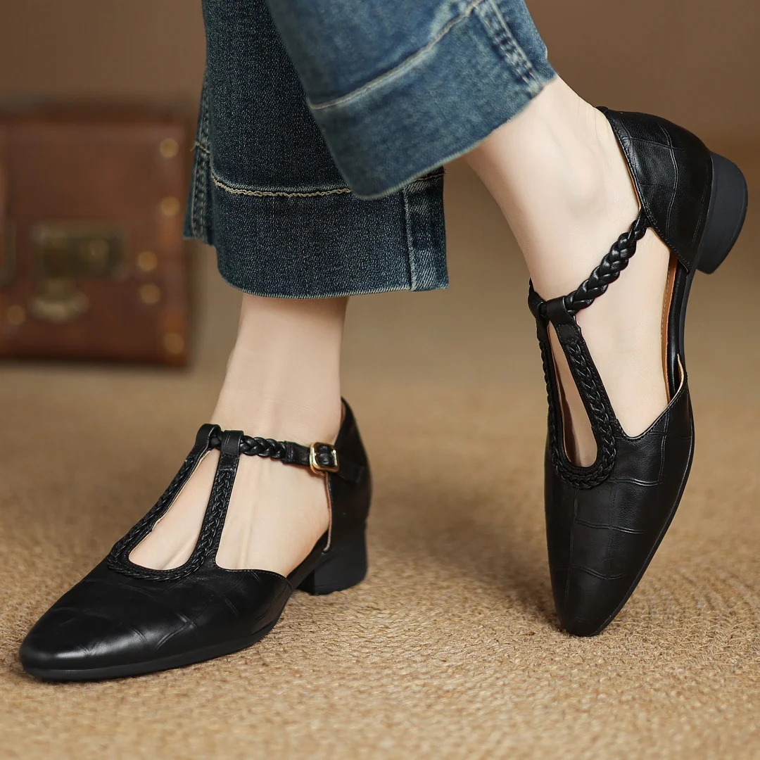 Inès | Kepa Leather Mary Janes