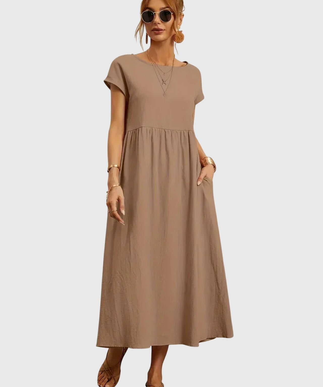 Giselle | Casual Dress with Pockets
