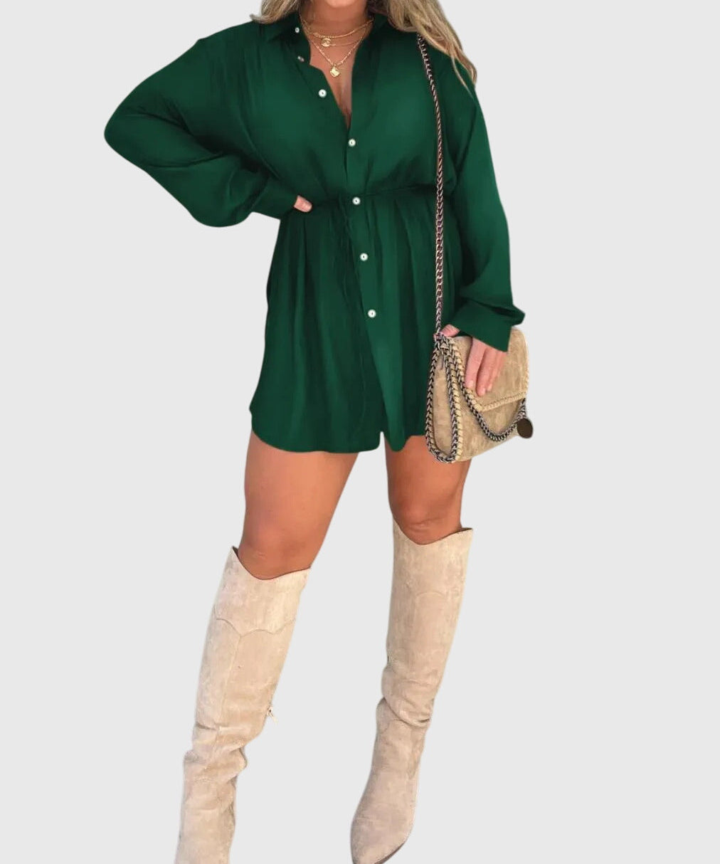 Sylvie | Elegant Pinafore Dress