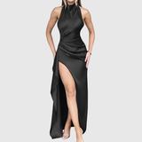 TAHLIA | ELEGANT SATIN EVENING DRESS