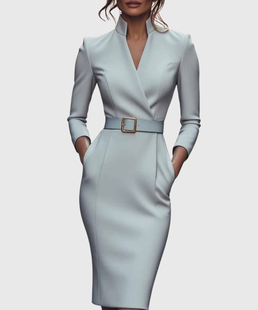 Camille | The Belted Power Maxi Dress
