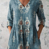 Aoife | Long Blouse with V-Neck