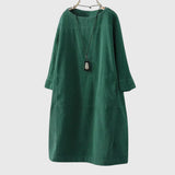 Grace | Relaxed Midi Dress in Corduroy