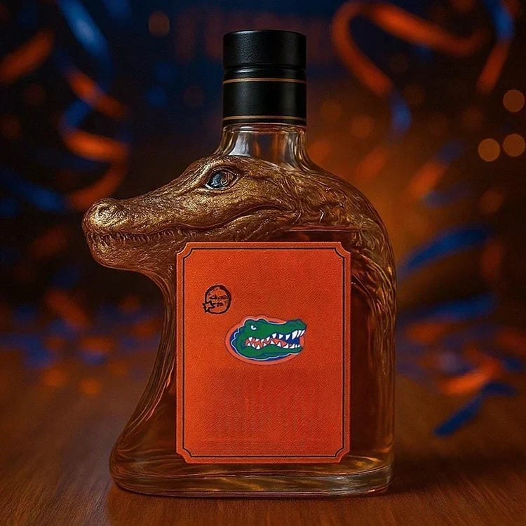 Crocodile-Shaped Whisky Decanter