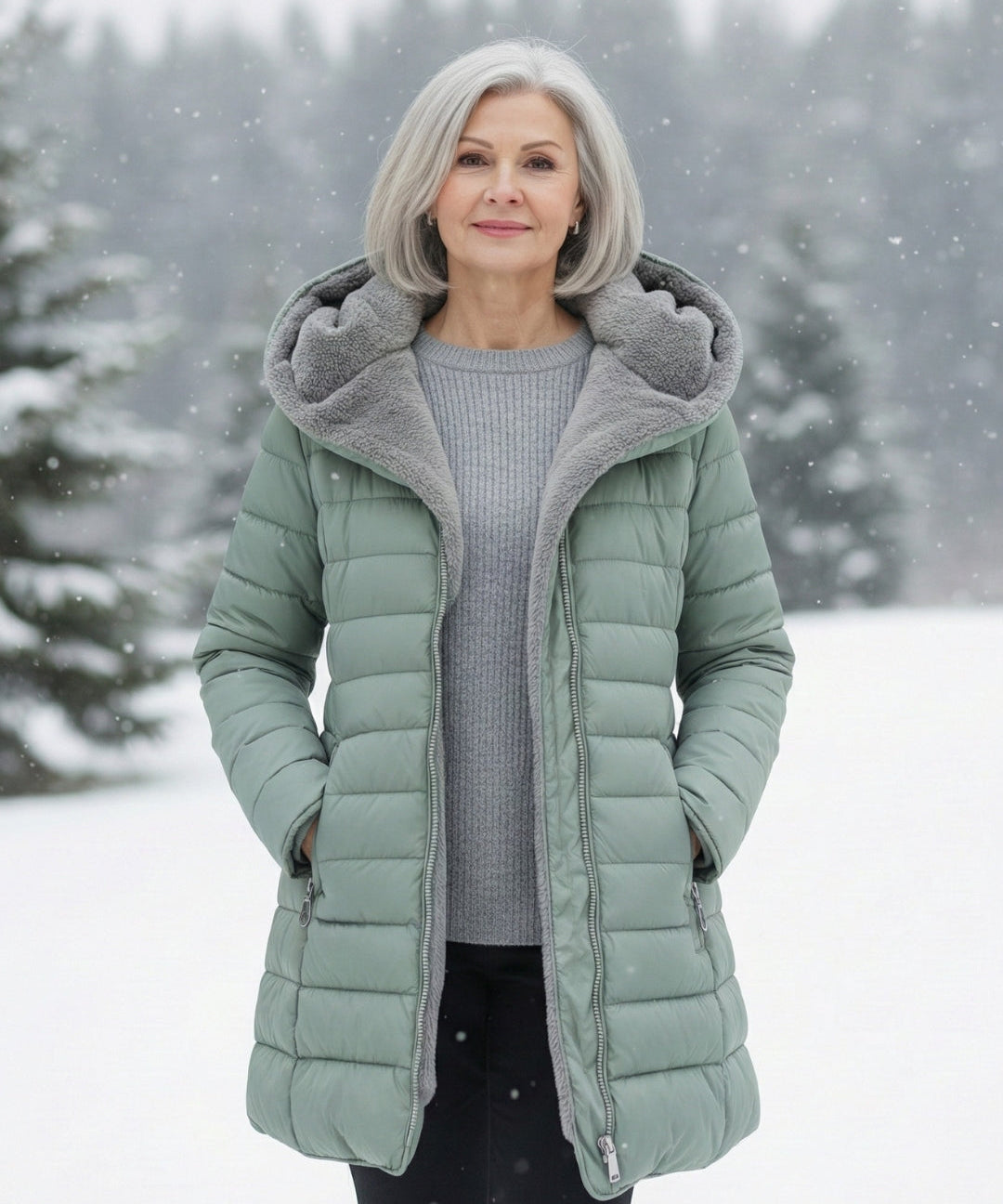 Harriet | Fleece Lined Puffer Coat