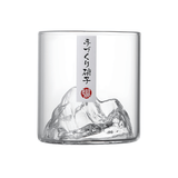 Japanese Crystal Whisky Glass Mount Fuji