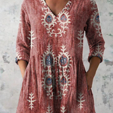 Aoife | Long Blouse with V-Neck