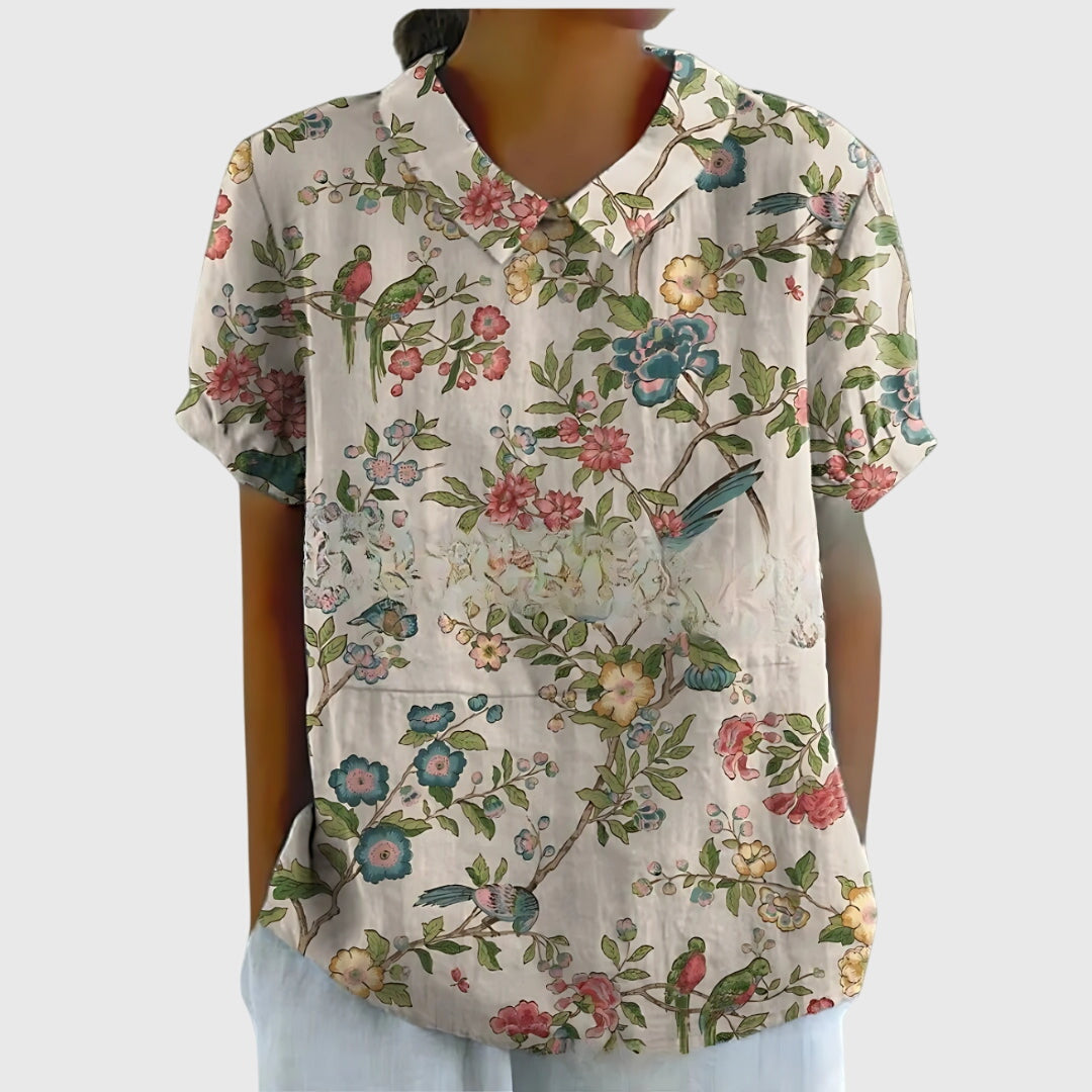 Elise | Floral Blouse