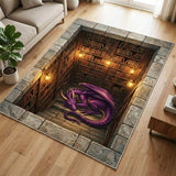 Amethyst Dragon Area Rug