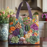 Handcrafted Bag - Succulent Garden