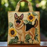 Handcrafted Bag - German Shepherd with Floral Print