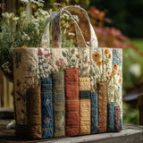 Handcrafted Bag - Books and Flowers