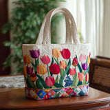 Handcrafted Bag - Tulip Garden