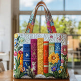 Handcrafted Bag - Floral Library