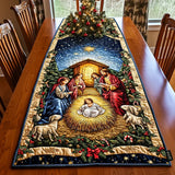 Quilted Table Runner - Nativity Star Design
